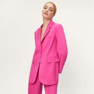 NWT Nasty Gal Hot pink blazer